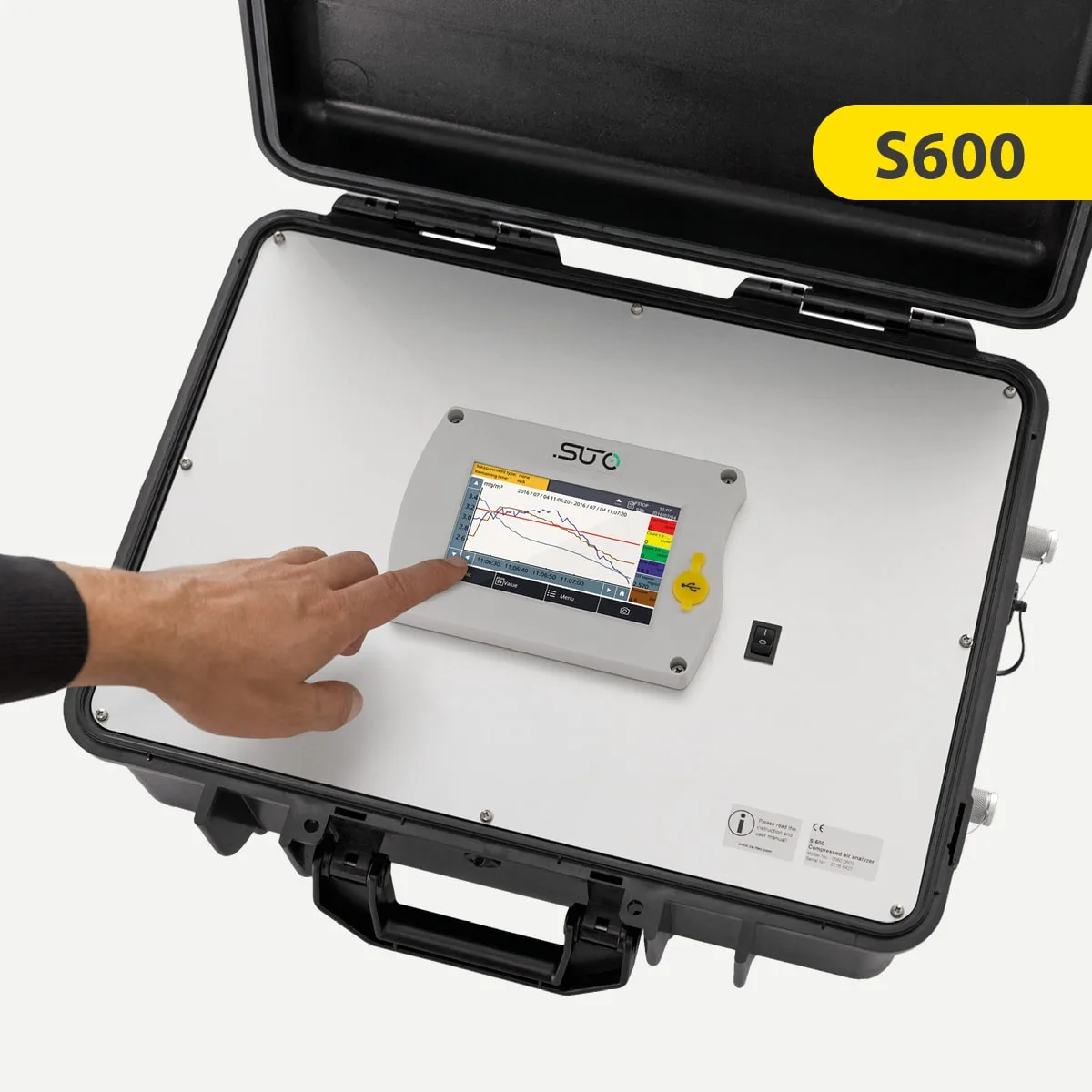 S600 Portable Compressed Air Purity Analyzer