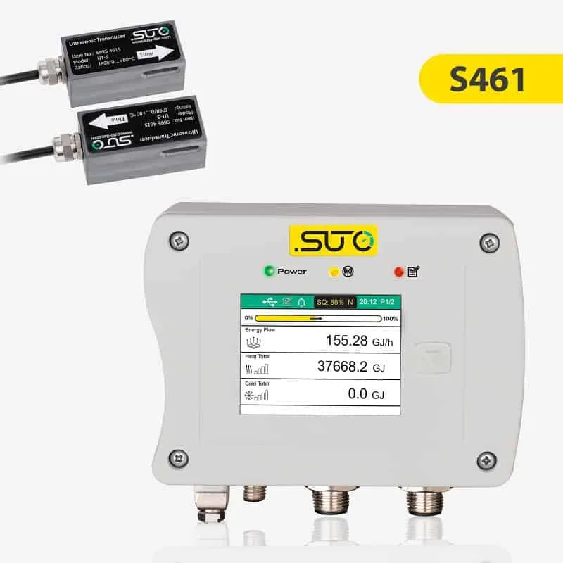 S461 Smart Ultrasonic Flow Meter for Water and other Liquids