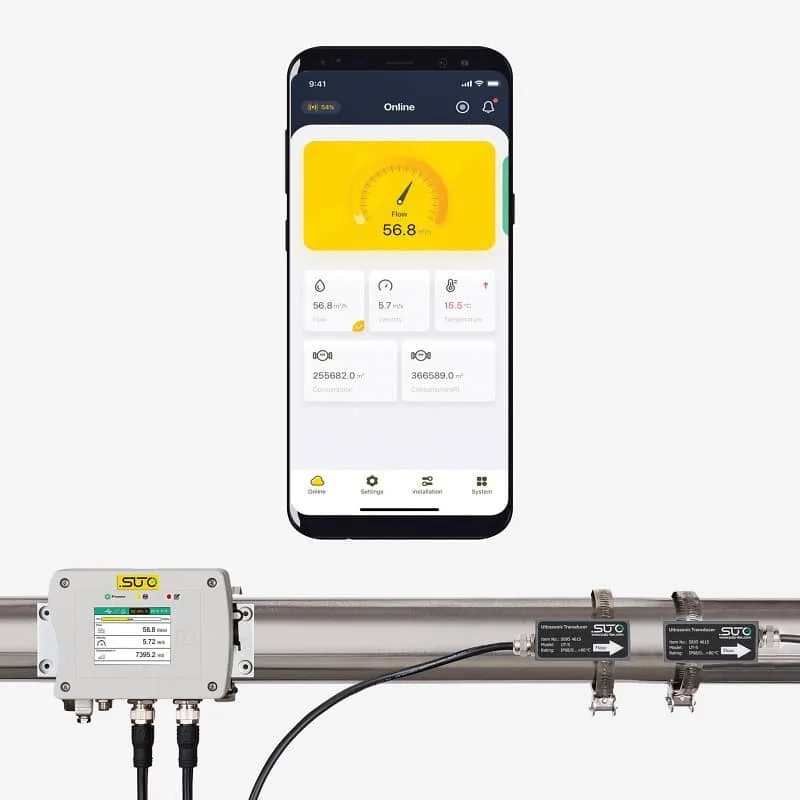 S461 Smart Ultrasonic Flow Meter for Water and other Liquids - Image 5